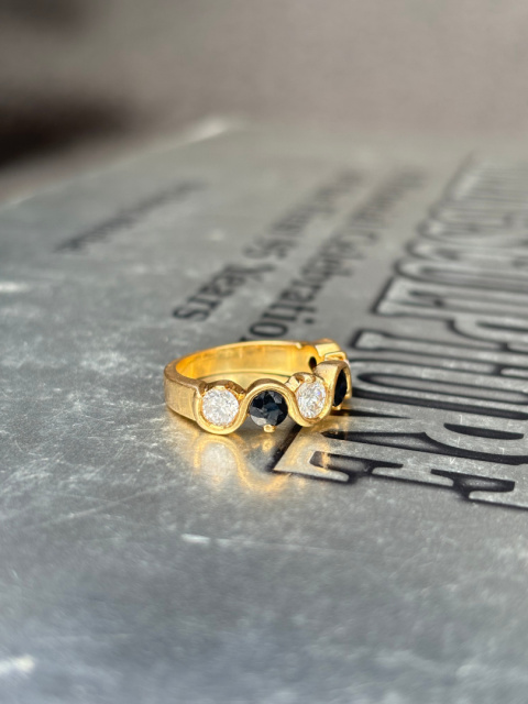 Półobrączka 1,35ct + 0,90ct Półobrączka 1,35ct + 0,90ct